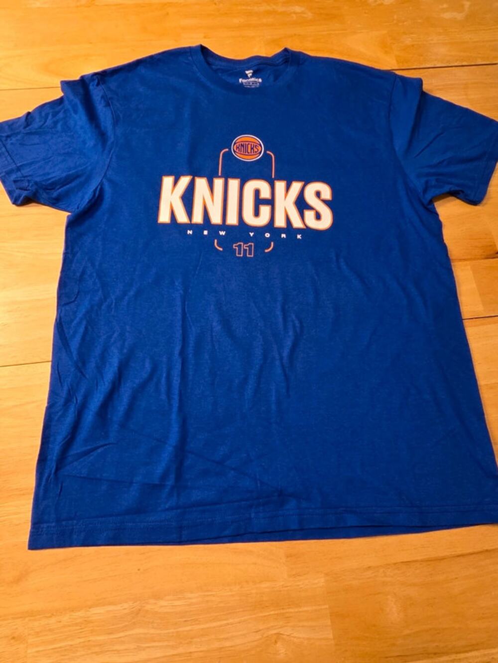 Jalen Brunson New York Knicks Shirt Fanatics Blue #11 NBA Basketball Men